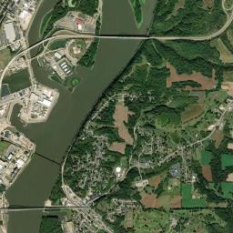 Julien Dubuque Bridge East Dubuque Satellite Map