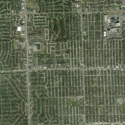 Lathrup Village High Resolution Satellite Map