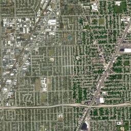 Roseville High Resolution Satellite Map