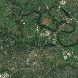 Spuž High Resolution Satellite Map