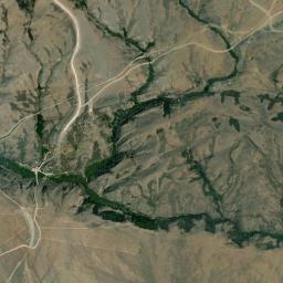 Aerial view of South Pass City