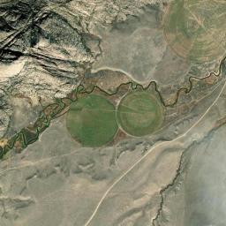 Aerial view of Split Rock