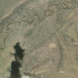 Aerial view of Granite Mountains