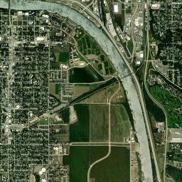 South Sioux City High Resolution Satellite Map