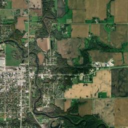 Webster City High Resolution Satellite Map