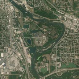 Black Hawk County High Resolution Satellite Map