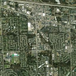 Novi High Resolution Satellite Map