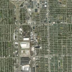 Center Line High Resolution Satellite Map