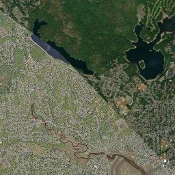 Saugus High Resolution Satellite Map