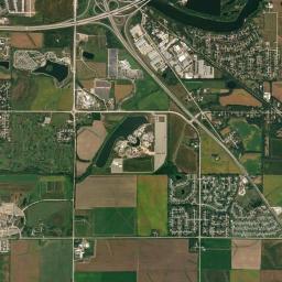 Evansdale, IA locator map