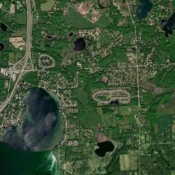 Whitmore Lake High Resolution Satellite Map