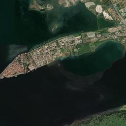 Orbetello High Resolution Satellite Map