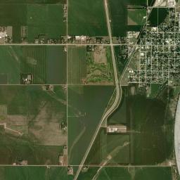 Dakota City High Resolution Satellite Map