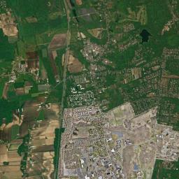 North Amherst High Resolution Satellite Map