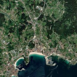 Sanxenxo High Resolution Satellite Map