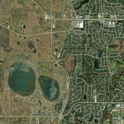 Third Lake High Resolution Satellite Map
