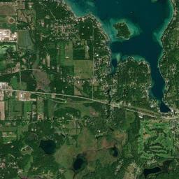 South Gull Lake High Resolution Satellite Map