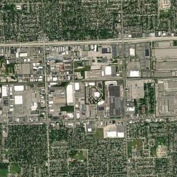 Livonia High Resolution Satellite Map