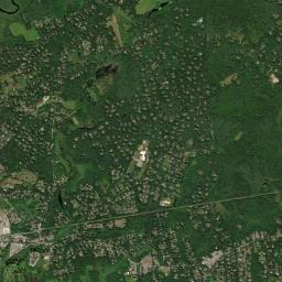 Wayland High Resolution Satellite Map