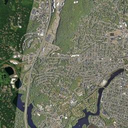 Waltham High Resolution Satellite Map