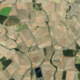 Bercianos del Real Camino High Resolution Satellite Map