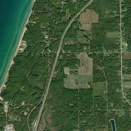Aerial view of Pilgrim Haven Natural Area