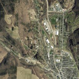 Hornell High Resolution Satellite Map