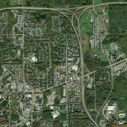 Ann Arbor, MI locator map