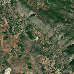 Ofena High Resolution Satellite Map