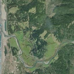 Aerial view of Pistol River