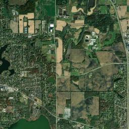 Island Lake High Resolution Satellite Map