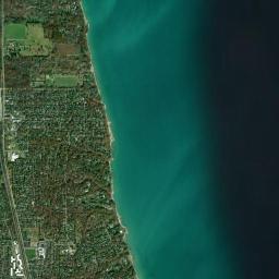Lake Bluff High Resolution Satellite Map