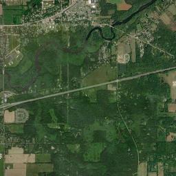 Galesburg High Resolution Satellite Map