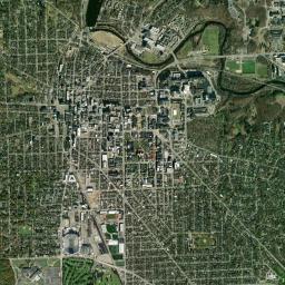 Ann Arbor, Michigan map(satellite map)