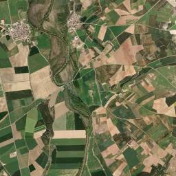 Itero de la Vega High Resolution Satellite Map