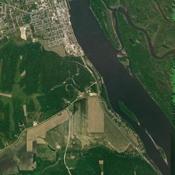 Bellevue High Resolution Satellite Map