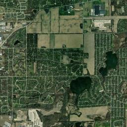 Oakwood Hills High Resolution Satellite Map
