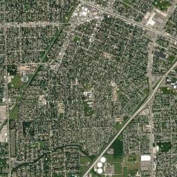 Allen Park High Resolution Satellite Map