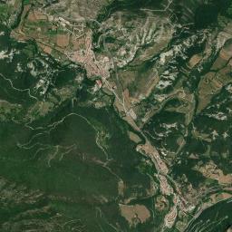 Bagà High Resolution Satellite Map