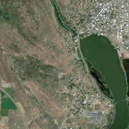Klamath Falls High Resolution Satellite Map