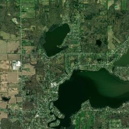 Paw Paw Lake High Resolution Satellite Map