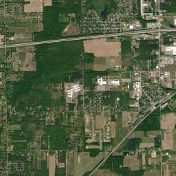 Mattawan High Resolution Satellite Map