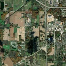 Ypsilanti, MI locator map