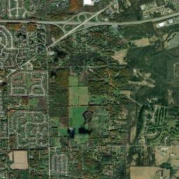 Ypsilanti, MI locator map