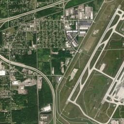 Romulus High Resolution Satellite Map