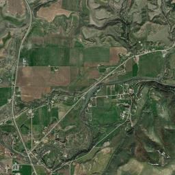 Franklin County High Resolution Satellite Map