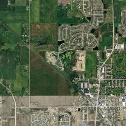 Huntley High Resolution Satellite Map