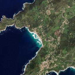 Cargèse High Resolution Satellite Map
