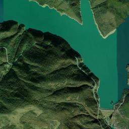 Zhinvali High Resolution Satellite Map