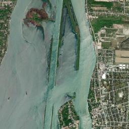Grosse Ile High Resolution Satellite Map